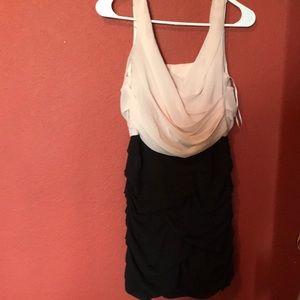 Express dress black and pink!
